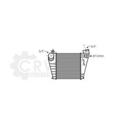 AVA QUALITY COOLING Intercooler Turbokühler AIA4200 Per Audi A3