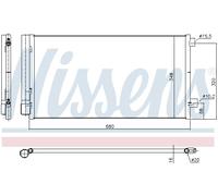 AVA QUALITY COOLING JE5097D Condensatore, Climatizzatore per JEEP