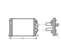 AVA QUALITY COOLING MEA4198 Intercooler per MERCEDES-BENZ