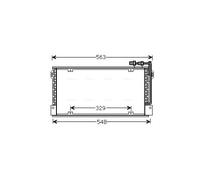 Condensatore aria condizionata HIGHWAY AUTOMOTIVE 40130001