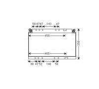 AVA QUALITY COOLING MF5049 Condensatore, Climatizzatore