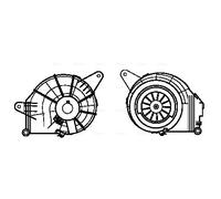 AVA QUALITY COOLING MS8631 Ventilatore abitacolo per MERCEDES-BENZ