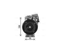 AVA COOLING SYSTEMS MSAK746 Compressore aria condizionata