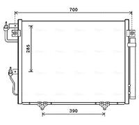 AVA QUALITY COOLING MT5231D Condensatore, Climatizzatore per MITSUBISHI