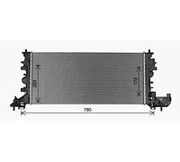 AVA QUALITY COOLING OL2703 Radiatore, Raffreddamento motore per OPEL,VAUXHALL