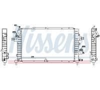 AVA QUALITY COOLING OLA2364 Radiatore, Raffreddamento motore per OPEL,VAUXHALL