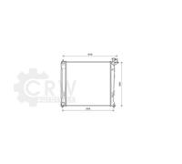 AVA QUALITY COOLING Radiatore Acqua Alette Saldato per Kia Sportage Sl 2.0
