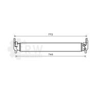 AVA QUALITY COOLING Radiatore Saldato Per VW Polo 6R 6C 1.2 TSI