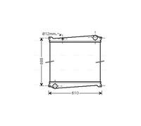 Radiatore AVA COOLING RTA2379 AVA