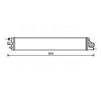 AVA QUALITY COOLING RTA2559 Radiatore, Raffreddamento motore per NISSAN,OPEL,REN