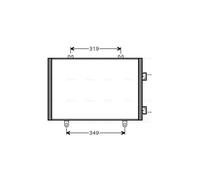 Condensatore, impianto di climatizzazione AVA COOLING RTA5349 AVA