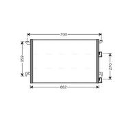 PRASCO SBA5060 Condensatore climatizzatore