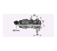 AVA QUALITY COOLING Scambiatore Di Calore Per Ford Kuga II DM2 2.0 TDCi 4x4 WA6