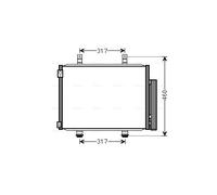 AVA QUALITY COOLING SZ5133D Condensatore, Climatizzatore per SUZUKI