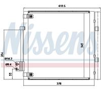 AVA QUALITY COOLING TE5005D Condensatore, Climatizzatore per TESLA
