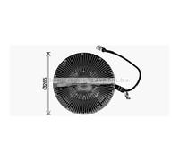 Frizione, ventola radiatore AVA COOLING MNC128