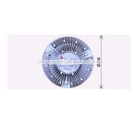 AVA QUALITY COOLING Viskokupplung Frizione Ventola per VW Transporter IV)
