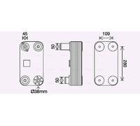 AVA QUALITY COOLING VL3092 Radiatore olio, retarder per MERCEDES-BENZ