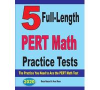 Ava Ross Reza Nazari 5 Full-Length PERT Math Practice Tests (Tascabile)