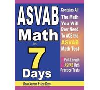 Ava Ross Reza Nazari ASVAB Math in 7 Days (Tascabile)
