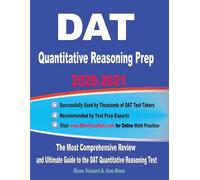 Ava Ross Reza Nazari DAT Quantitative Reasoning Prep 2020-2021 (Tascabile)