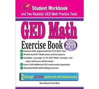 Ava Ross Reza Nazari GED Math Exercise Book (Tascabile)