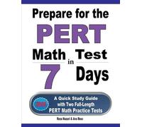 Ava Ross Reza Nazari Prepare for the PERT Math Test in 7 Days (Tascabile)