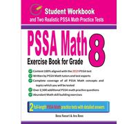 Ava Ross Reza Nazari Pssa Math Exercise Book for Grade 8 (Tascabile)