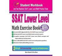 Ava Ross Reza Nazari SSAT Lower Level Math Exercise Book (Tascabile)