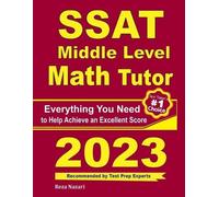 Ava Ross Reza Nazari SSAT Middle Level Math Tutor (Tascabile)