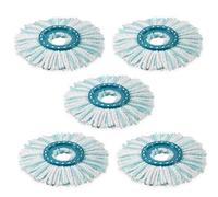 AVAENZO 5 pezzi testa di ricambio per Leifheit Clean Twist Disc Mop Micro Ergo 2.0, sistema a 2 fibre, testa del mocio di ricambio, copertura sostitutiva per sgrassatore da pavimento