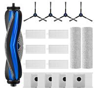 AVAENZO Ricambio per Ecovacs DEEBOT X8 PRO OMNI, 1 rullo spazzolino, 2 mop, 6 filtri, 4 spazzole laterali, 4 sacchetti per la polvere robot aspirapolvere accessori
