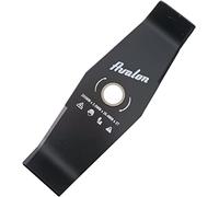 Avalon - Disco Universale a 2 Punte per decespugliatore o Tosaerba, Lama per Tagliare Rove o vegetazione densa, Acciaio da 3 mm (300 x 25,4 x 3 mm)