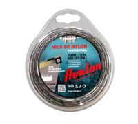 Avalon - Filo elicoidale in Nylon Universale per decespugliatore e Tosaerba (2 mm x 15 m)