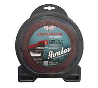 Avalon - Filo elicoidale in Nylon Universale per decespugliatore e Tosaerba (3 mm x 55 m)