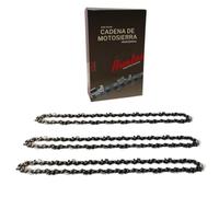 Avalon Procut - Confezione da 3 catene per motosega Avalon Procut 3/8 BP 0,50-1,3 denti rotondi (72 maglie)