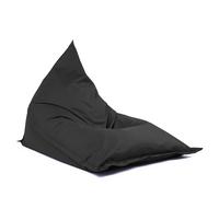 Avalon - Puff Poltrona Sacco da Esterno e Interno Gigante Shongo Deluxe Sfoderabile, Pouf Sacco Sartoriale, Bean Bag per Sedersi Impermeabile, Perfetto da Giardino, Made IT(140x175cm-Nero)