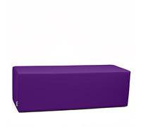 Avalon Puff Rigido Rettangolo Finta Pelle Mamba Trendy Larg. 150 cm, Prof. 45 cm, Alt. 43 cm Colore Viola