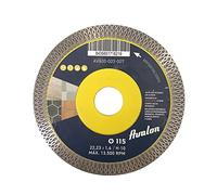 Avalon Serie PRO | Disco diamantato in porcellana 115 mm per smerigliatrice. Disco per il taglio di porcellanato, ceramica, granito e marmo sia a secco che a umido.