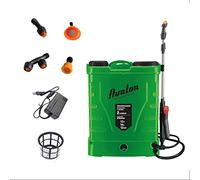 Avalon - Spruzzatore a zaino a pressione a 2 lance con batteria ricaricabile, serbatoio 16L, lance INOX