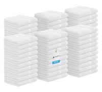 Avalon Towels Asciugamani in cotone, confezione da 60, dimensioni 30,5 x 30,5 cm, 100% cotone filato ad anello, assorbenti, morbidi asciugamani per il viso, asciugamani da palestra, qualità