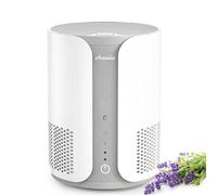 Avamia - Purificatore d'aria per camera da letto, filtro HEPA H13 con diffusore di aromaterapia, 3 modalità di velocità, purificatore d'aria silenzioso a 22dB per fumo, polline, peli di animali