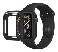 AVANA Custodia per Apple Watch 4/5 / 6 / SE 40mm Cover TPU Case nera