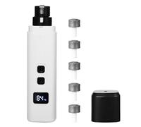 Avaner Lima Elettrico Chiodo Cane USB Ricaricabile: Taglio Unghie Cane con 2 Luci LED e 6 Teste di Rettifica, Sicurezza Taglio Artiglio Cane Gatto