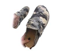Avanise Pantofole da Donna in Tela con Stampa Leopardata,Eleganti Zoccoli Slip-on,Zoccoli da Donna con Supporto Plantare E Fibbia Regolabile con Plantare in Sughero Confortevole (UK5-EU39,Mimetico)