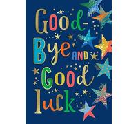 Avant Garde Studios Biglietto di addio e buona fortuna con stelle, 22,9 x 15,2 cm
