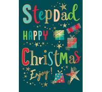 Avant Garde Studios Biglietto di Natale con patrigno su foglia di tè, 22,9 x 15,2 cm