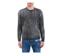 Avant Toi - Maglia Girocollo Hand Painted - - Knitwear - Uomo - Nero - S