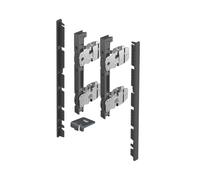 AvanTech YOU 9257621 - Set di connettori anteriori autofilettanti, uso con telaio, altezza sistema 187, colore: Antracite