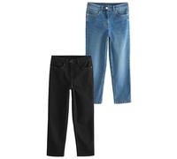 avanti Jeans da donnaa Gamba Dritta 'The SET'Multipack, Nero e Blu, 2 Confezioni di Jeans Nero/Blu 38